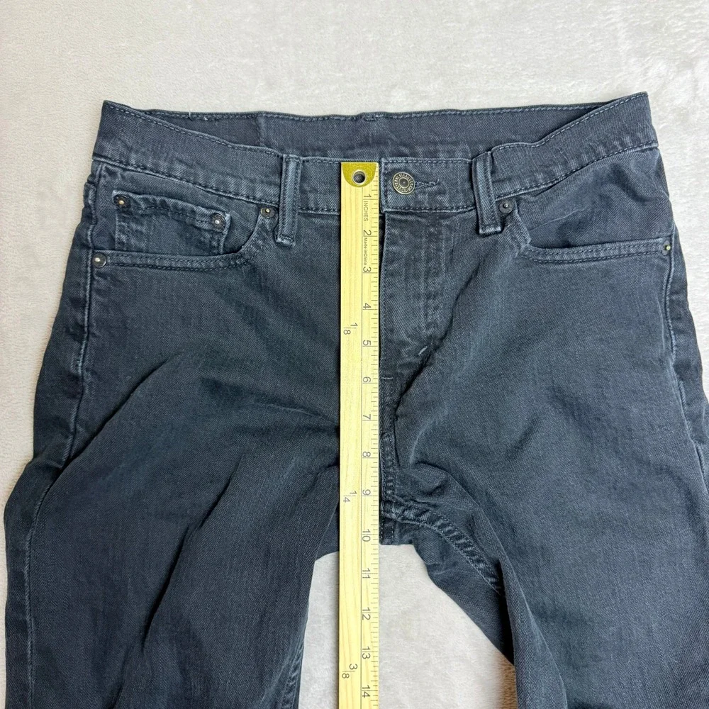 Levis 511 Jeans Mens 30x32 (Fit 31x30) Black Slim Stretch Streetwear Preppy EUC